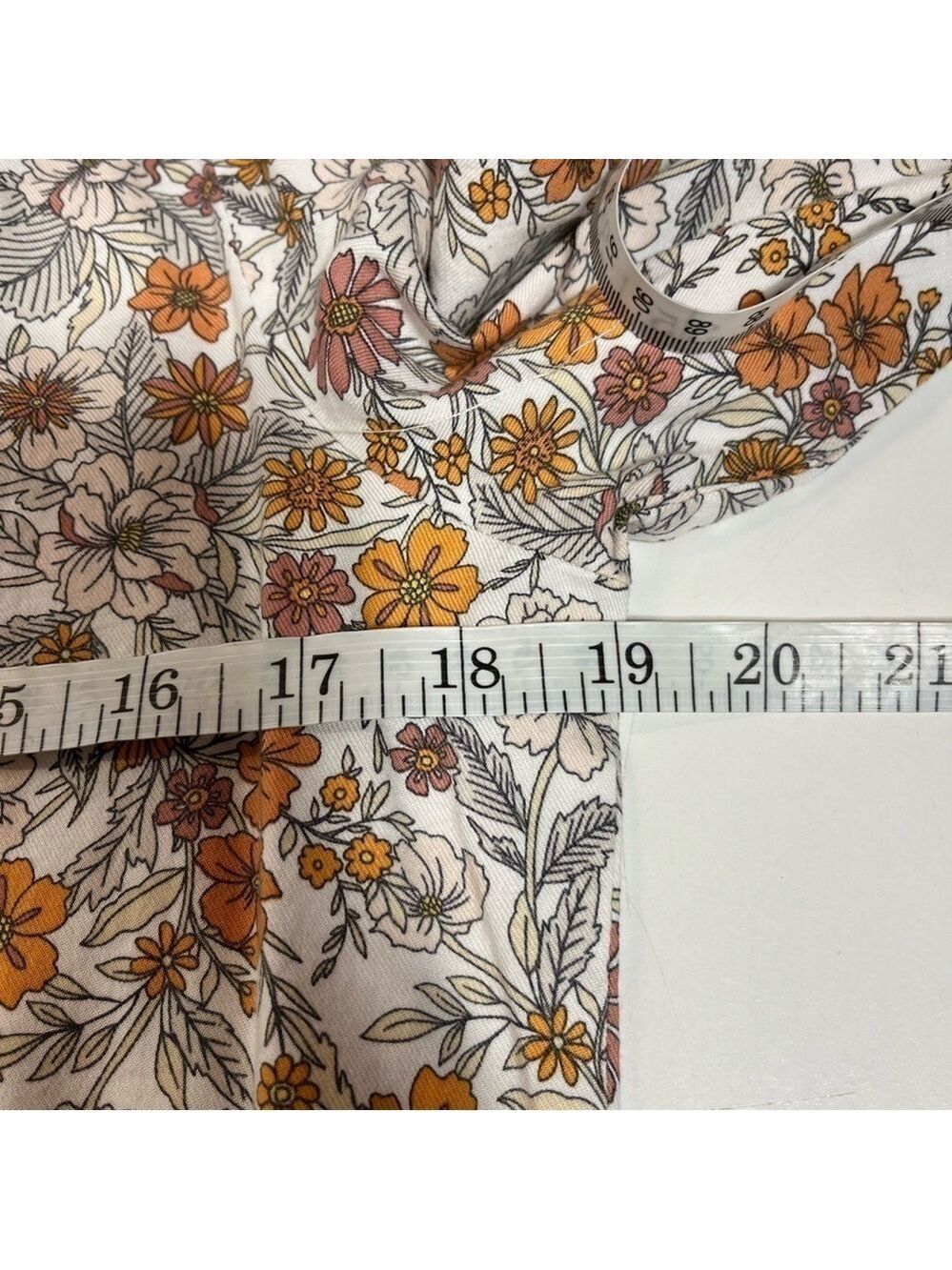 NWT Denver Hayes Floral Print Long Sleeve Tie Waist Dress, size M - Picture 10 of 13